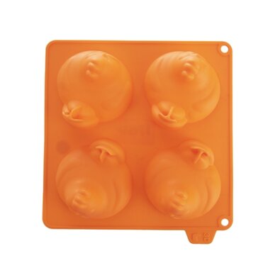 Orion Forma silikonske piščančke 4, oranžne