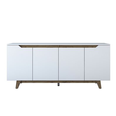 Good White and Walnut szekrény