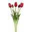 Umělý svazek Tulipánů červená, 48 cm