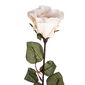 Trandafir artificial cu flori mari 72 cm, alb