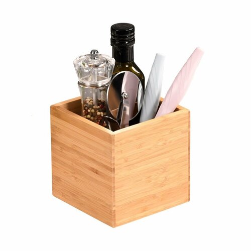 Kesper 58190 Univerzális bambusz doboz, 13 x 13 x13 cm