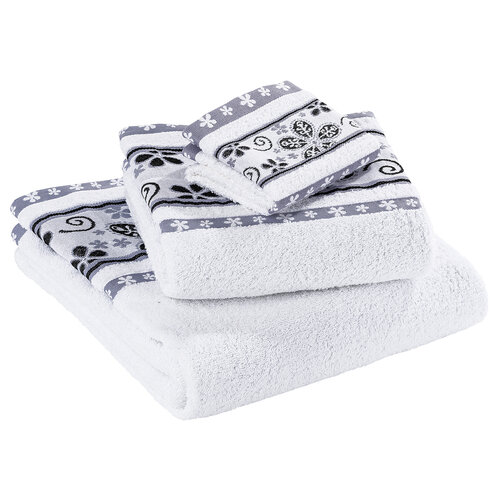 Ręcznik kąpielowy Fiora biały, 70 x 140 cm