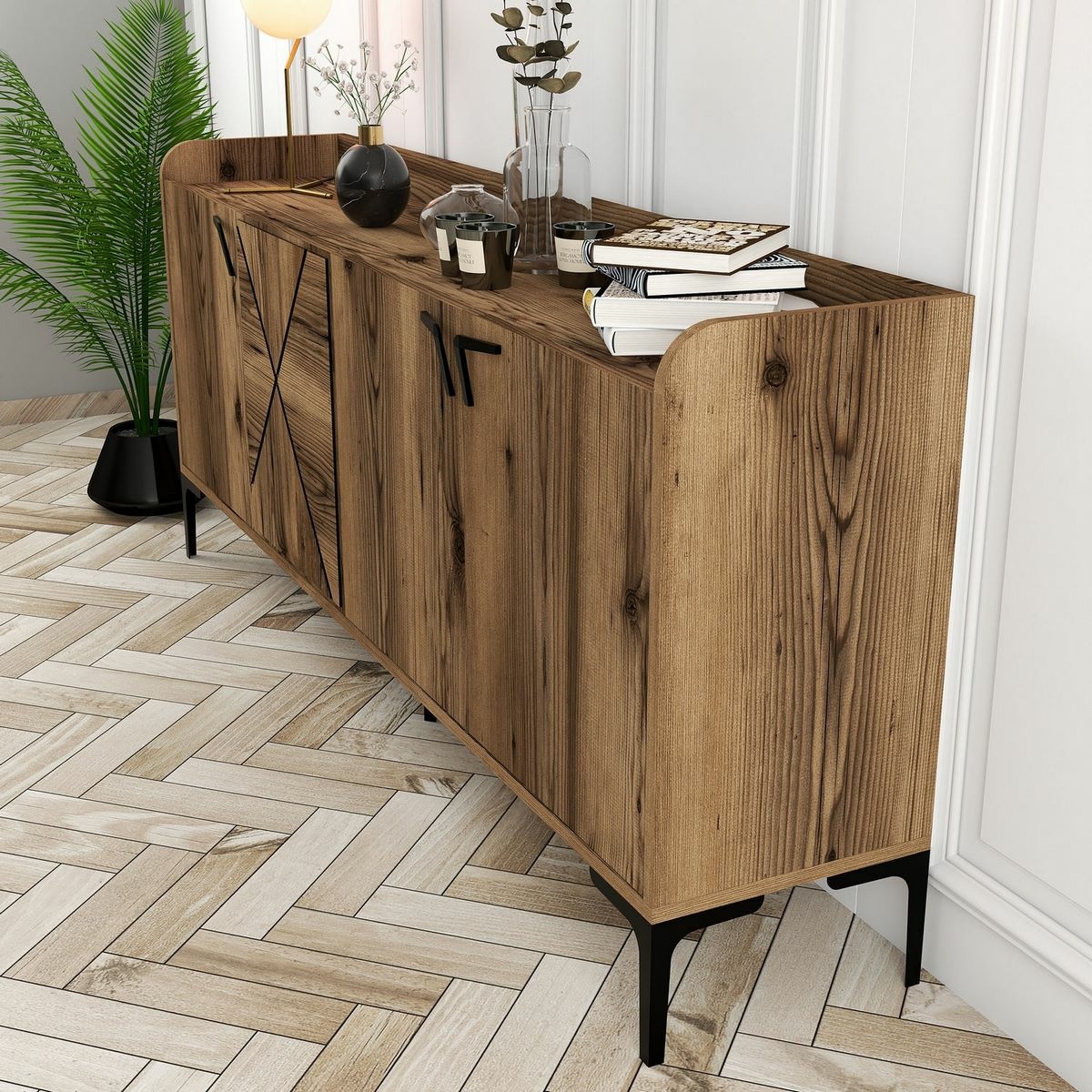 Skrinka Venedik Walnut