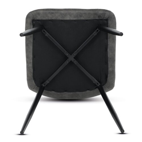 Scaun de sufragerie Vintage CT-281 BK3, negru