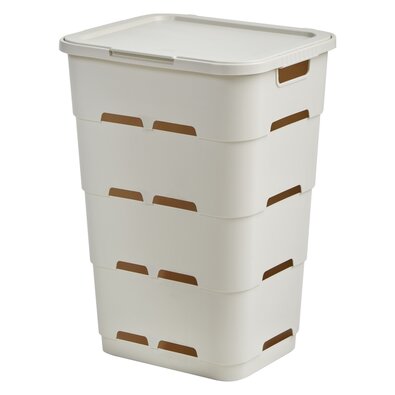 Tontarelli Coș pentru rufe murdare MAYA 45 l, crem