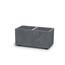 SIERRA CASE BETON EFFECT virágtartó 57,7 cm, szürke