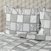 Sanybet Krepové povlečení Patchwork, 140 x 200 cm, 70 x 90 cm