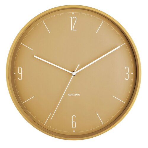 Karlsson 5735YE designové nástěnné hodiny, pr. 40 cm