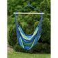Happy Green Wiszący fotel bujany niebieski, 100 x 100 cm