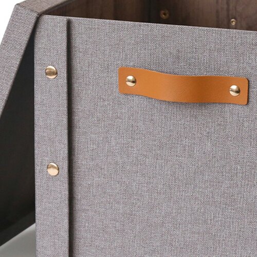 Kitchisimo Sada 2 úložných krabic s víkem 30 × 30 × 28 cm