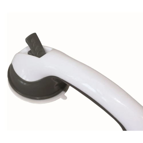 Bară pentru baie cu ventuze Spirella SAFE, albă,29 cm