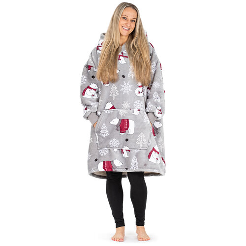 4Home Sweatshirt Lammfelloptik Mikroplüsch Arctic Snuggles, Uni M – für Damen