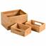 Set de cutii din bambus Kesper 58194 3 buc