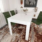 Masă de sufragerie Single Shiny White