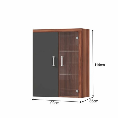 Dulap suspendat CHERIS 4, prune