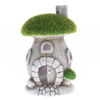 Zahradní dekorace Mechová houba, 14 cm