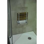 AQUALINE AE236 складне сидіння для душу 32 x 32,5 см, бамбук