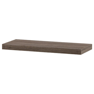 Wandregal 60 cm, Eiche dunkel