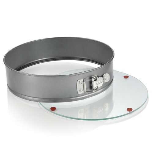 Tescocma Tortownica rozkładana DELÍCIA  28 cm, ze szklanym dnem