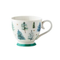 Florina Porcelánový jumbo hrnček Winterland trees, 440 ml