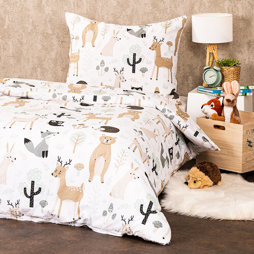 4Home Bavlnené obliečky Nordic Friends, 160 x 200 cm, 70 x 80 cm