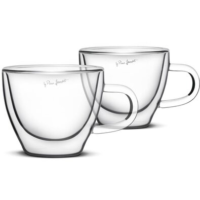Lamart LT9026 Cappuccino Vaso, pohárkészlet, 190 ml, 2 db