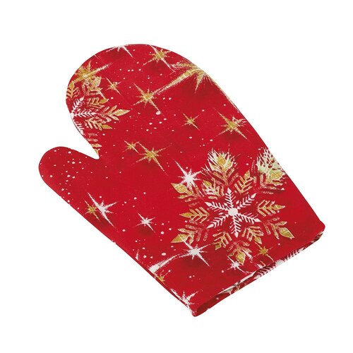 Bellatex Potholder Božične zlate kroglice, 28 x 18cm