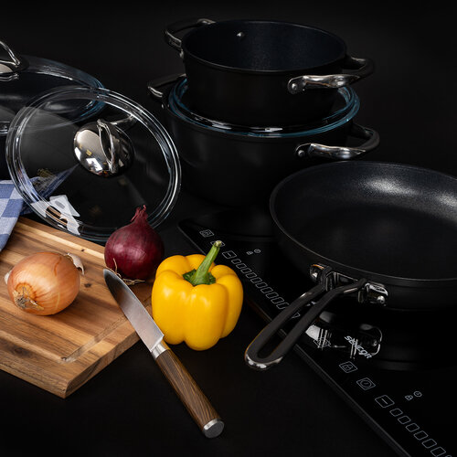 Set de oale de gătit antiaderente 4Home Titanium din 7 piese