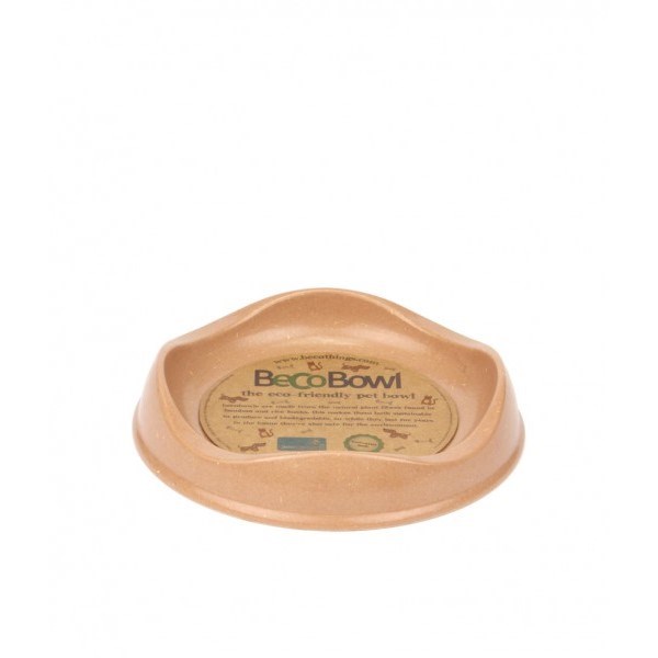 BecoThings Ekologická miska pre mačku, hnedá