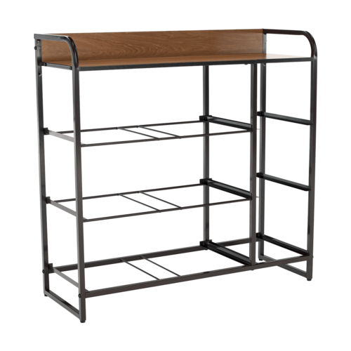 Komoda s látkovými zásuvkami HAZEL TYPE 3, hnedá