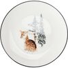 Winter Fawn porcelán desszert tányér, 19 x 2 cm