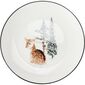 Winter Fawn porcelán desszert tányér, 19 x 2 cm