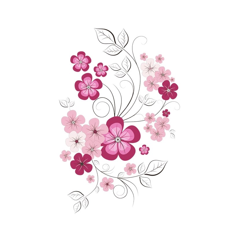 Samolepiaca dekorácia jarný motýľ