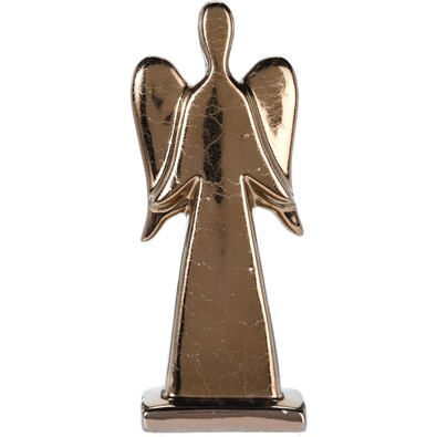 Vianočný anjel Mettalino zlatá, 26 cm
