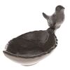 Litinová pítka pro ptáčky Leaf, 17 x 8 x 8,5 cm