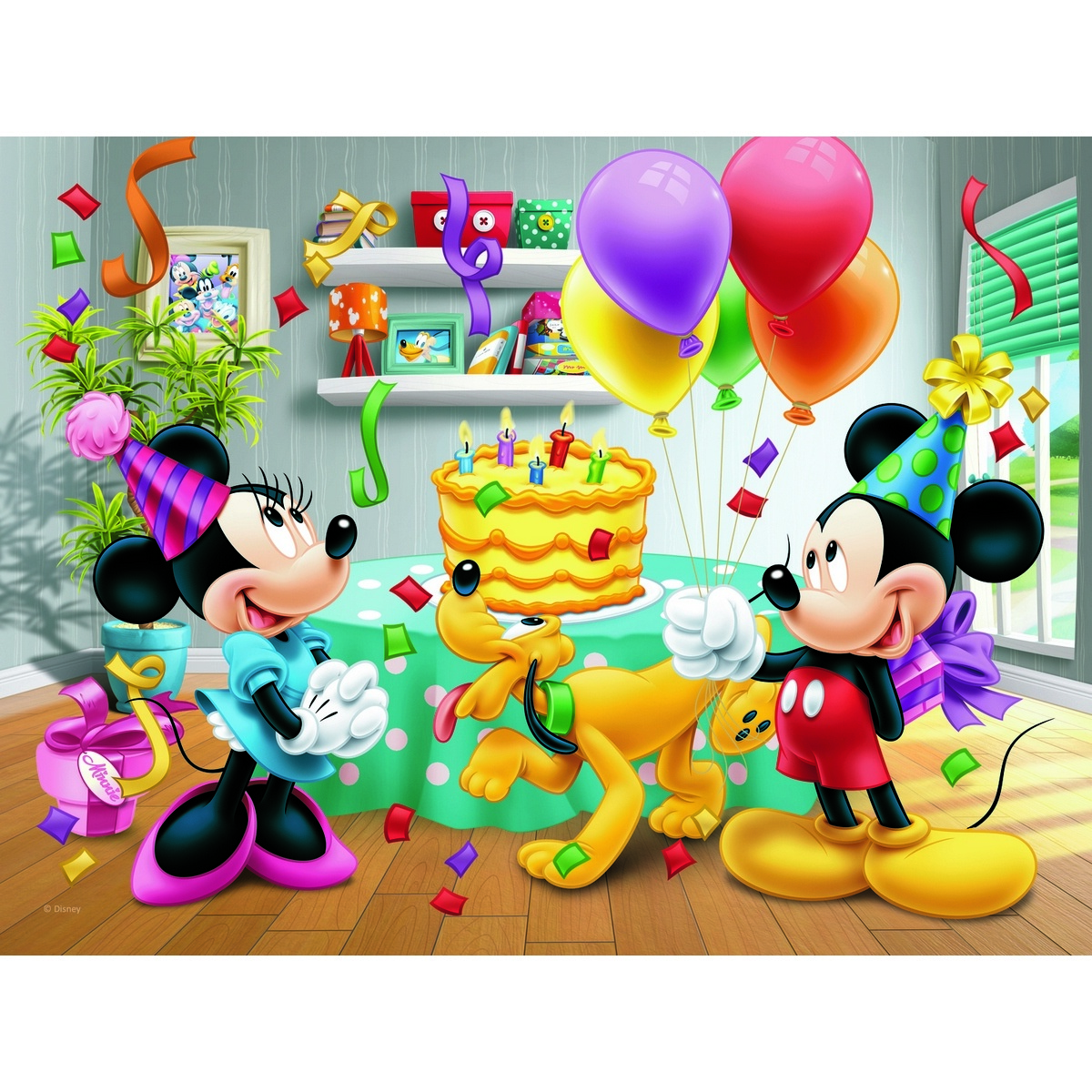 Obrázok Puzzle pro děti TREFL 30 dílků - Mickey Mouse: Oslava