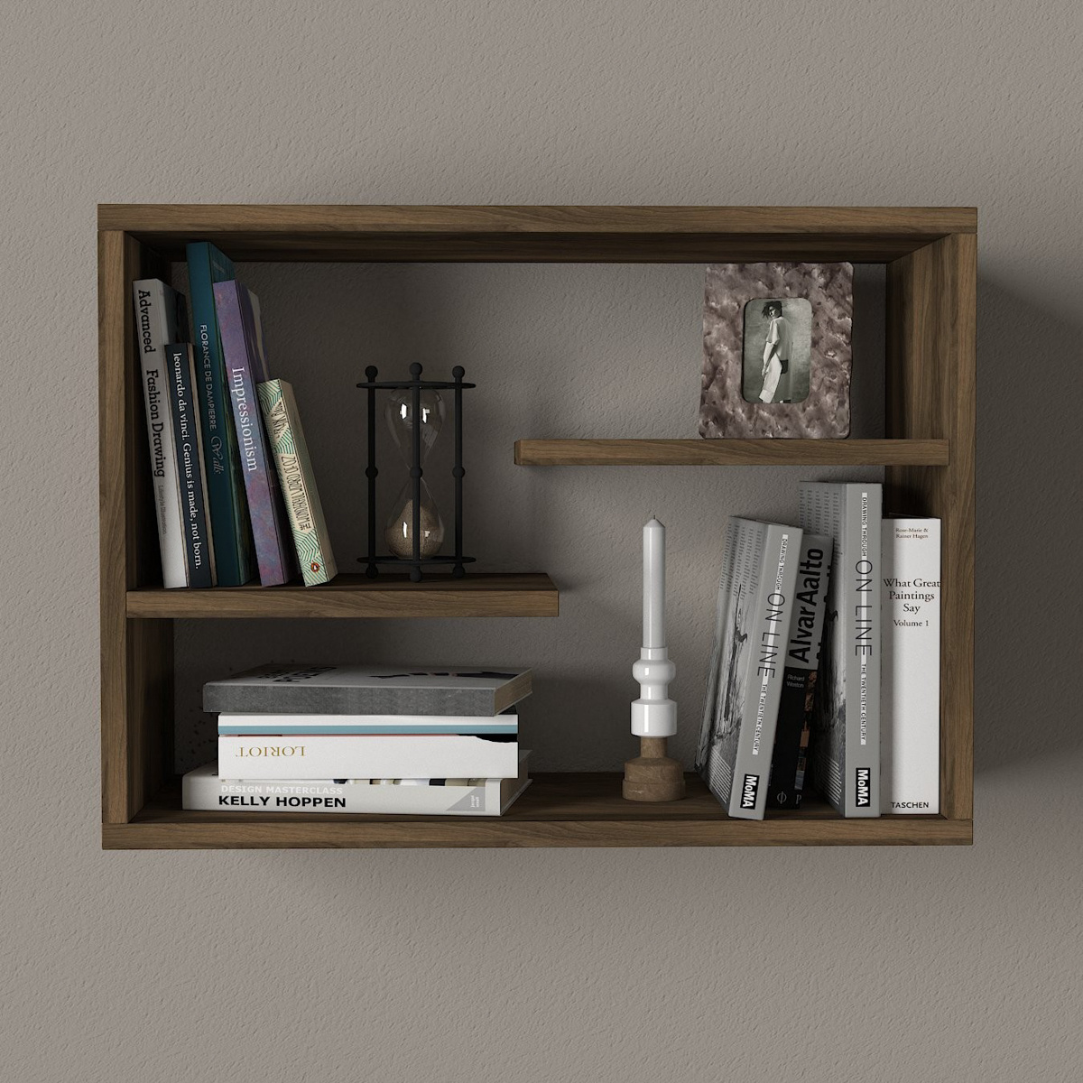 Polica Tino Walnut