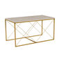 Couchtisch Defne Gold Travertine