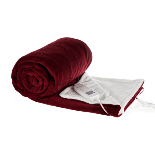 Elektrická vyhřívací deka MEDISA, vínová