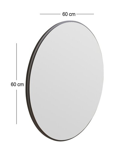 Ogledalo Ozze Black 60 cm