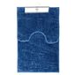 AmeliaHome Sada koupelnových předložek Bati tmavě modrá, 2 ks 50 x 80 cm, 40 x 50 cm