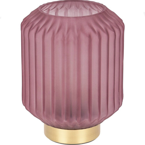 Poza Veioza LED Coria, roz inchis, 13 x 17 cm
