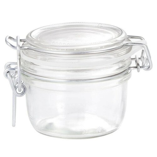 Bormioli Rocco Dóza na potraviny s clip uzávěrem Evolution, 125 ml