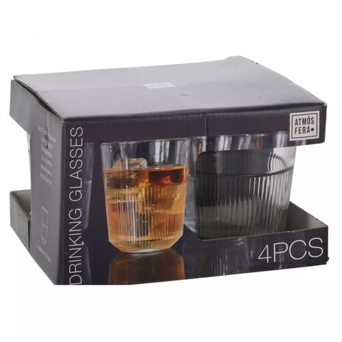Sada pohárov na whisky Atmos 320 ml, 4 ks