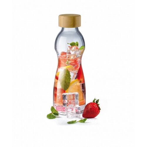 Simax 10080/LB butelka na napoje z bambusowąpokrywką Pure Bottle 0,5 l