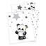 Дитяча постільна білизна Jana Star Panda, 135 x100 см, 40 x 60 см