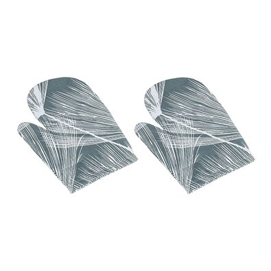 Mănușă de bucătărie Bellatex Puf gri, 28 x 18 cm, 2 buc