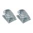 Mănușă de bucătărie Bellatex Puf gri, 28 x 18 cm, 2 buc