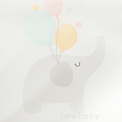 New Baby Fotelik rozkładany dla dzieci Elephant, szary