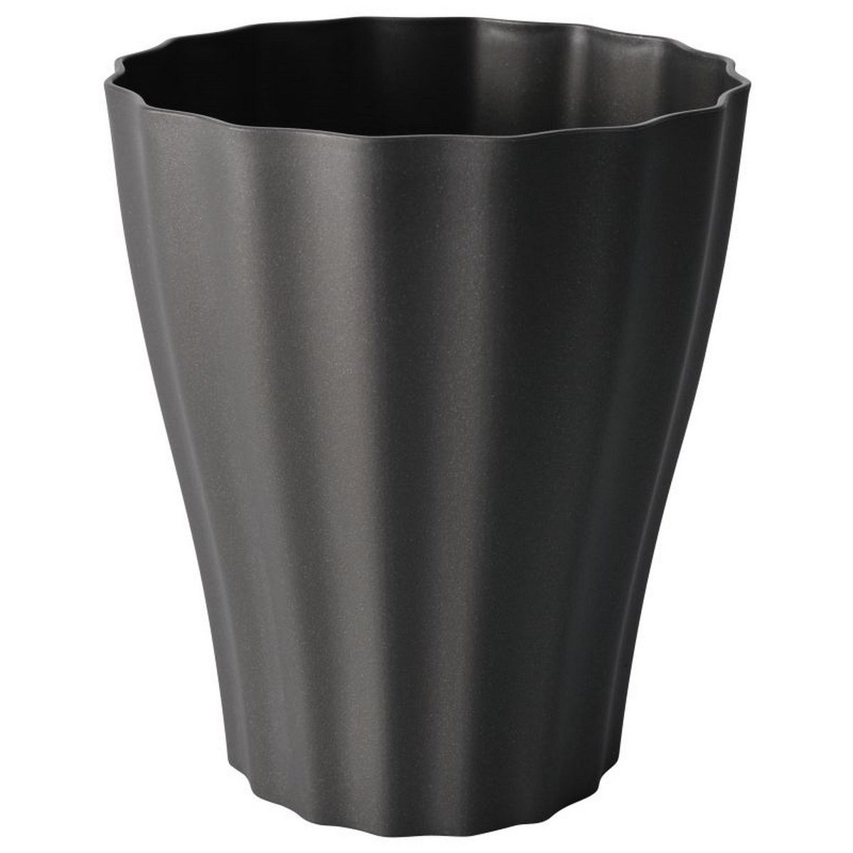 Obal na orchideje Ola, antracit, 13 x 13 cm, Plastia